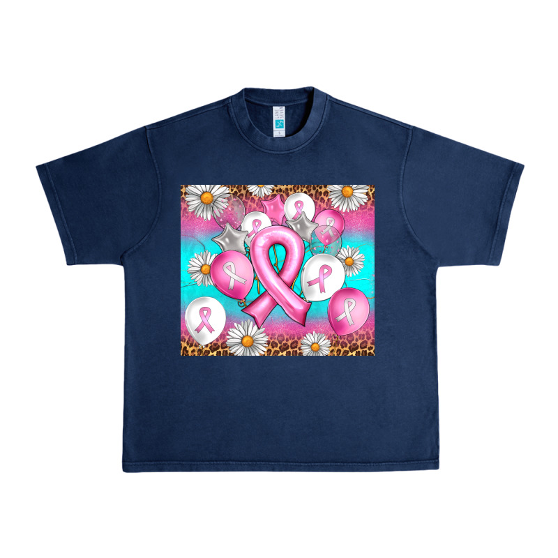 Breast Cancer Balloon Urban Heavy Tee by Artiststas | Teevron