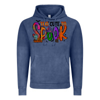 Vintage Denim too cute to spook Vintage Hoodie - RacoonDesign