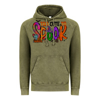 Vintage Olive too cute to spook Vintage Hoodie - RacoonDesign