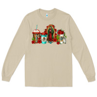 Mushroom lady of guadalupe coffee Long Sleeve Tee - Jasminsmagicworld
