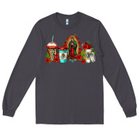 Smoke lady of guadalupe coffee Long Sleeve Tee - Jasminsmagicworld