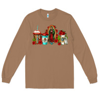 Toasted Coconut lady of guadalupe coffee Long Sleeve Tee - Jasminsmagicworld