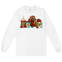 White lady of guadalupe coffee Long Sleeve Tee - Jasminsmagicworld