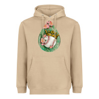Baseball And Western Roses Teardrop  6 Heavyweight Hoodie | Teevron