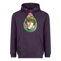 Plum baseball and western roses teardrop  6 Heavyweight Hoodie - BundleAndBundleShop