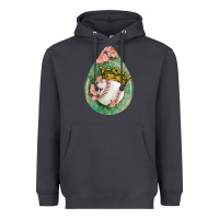 Smoke baseball and western roses teardrop  6 Heavyweight Hoodie - BundleAndBundleShop
