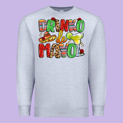 Drinko De Mayo Premium Sweatshirt Designed By Lillyallendesigns