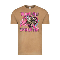 Vintage Camel western leopard  in october we wear pink heart Vintage Tee - AdoDesignShop