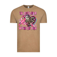 Vintage Coffee western leopard  in october we wear pink heart Vintage Tee - AdoDesignShop
