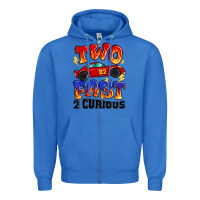 True Royal two fast two curious boys birthday racing car Zipper Hoodie - MaliasSmallBusiness