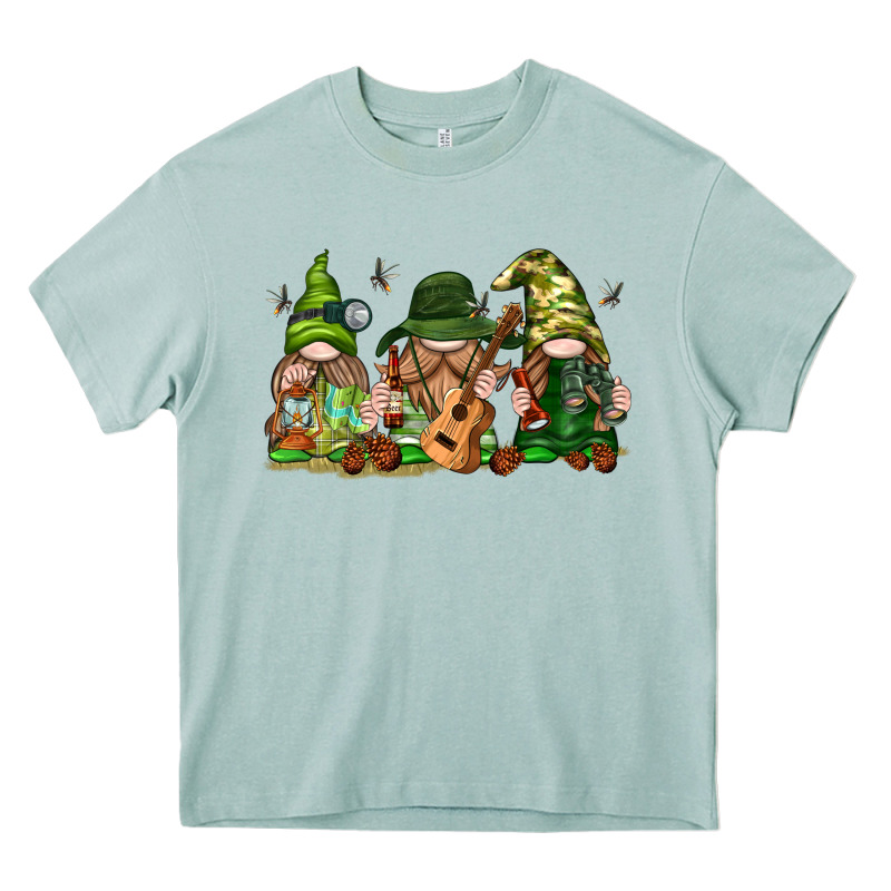 Camping Gnomies Heavy Core Tee by texasbilliewilder | Teevron
