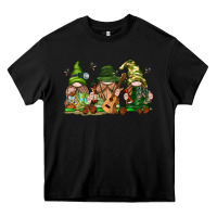 Black camping gnomies Heavy Core Tee - texasbilliewilder