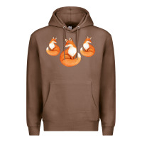 Chestnut Three Little Foxes IN Fox Family I Gift Premium Hoodie - Bettercallsaul