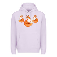 Lilac Three Little Foxes IN Fox Family I Gift Premium Hoodie - Bettercallsaul