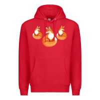 Red Three Little Foxes IN Fox Family I Gift Premium Hoodie - Bettercallsaul