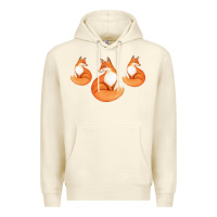 Sandshell Three Little Foxes IN Fox Family I Gift Premium Hoodie - Bettercallsaul