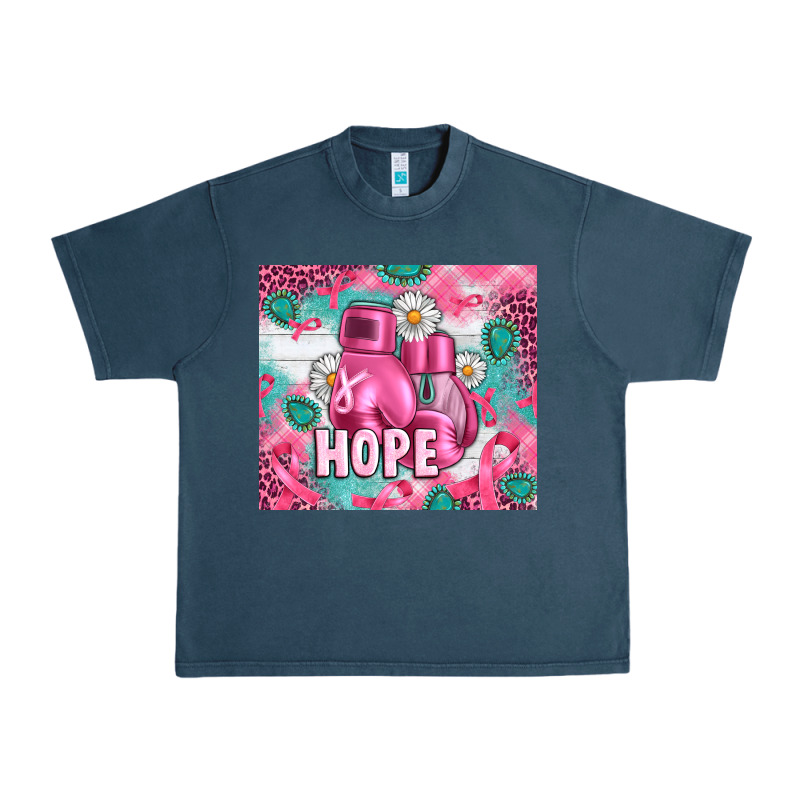 Breast Cancer Boxing Gloves Urban Heavy Tee by Artiststas | Teevron