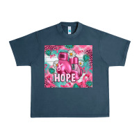 Midnight Navy Breast Cancer Boxing Gloves Urban Heavy Tee - Artiststas