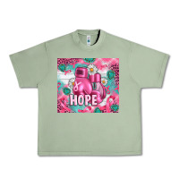 Oil Green Breast Cancer Boxing Gloves Urban Heavy Tee - Artiststas