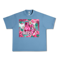 Pebble Blue Breast Cancer Boxing Gloves Urban Heavy Tee - Artiststas