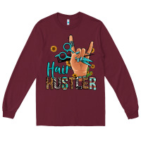 Burgundy hair hustler Long Sleeve Tee - Jasminsmagicworld