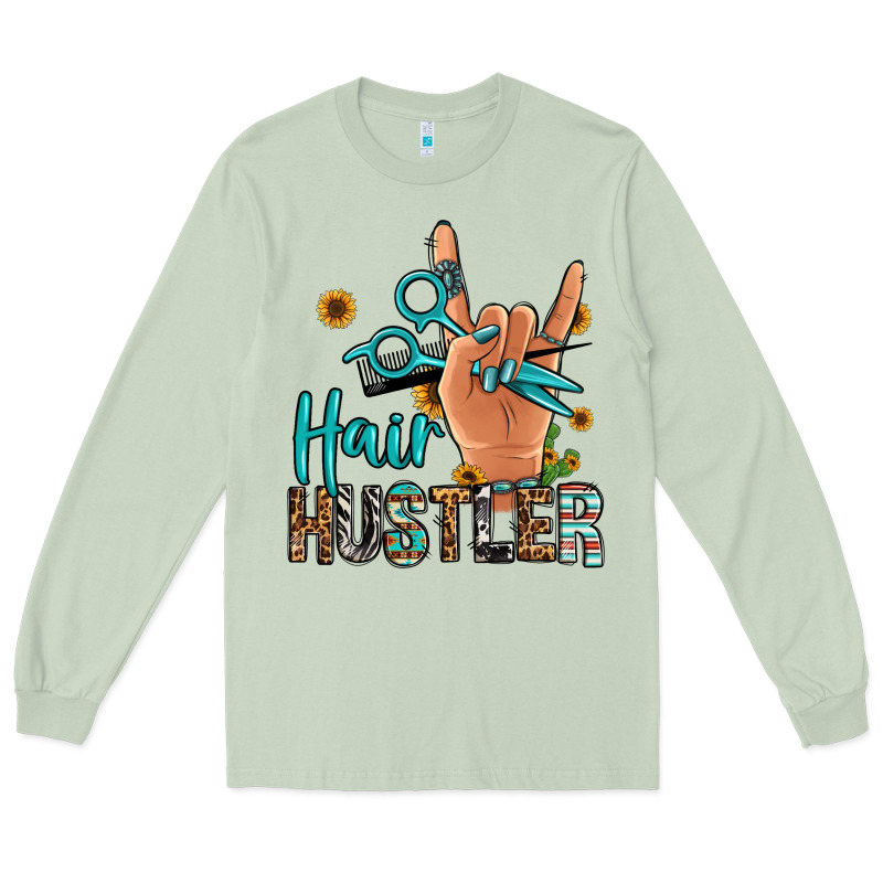 Hair Hustler Long Sleeve Tee by Jasminsmagicworld | Teevron