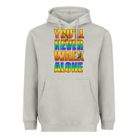 Lgbtq You'll Never Walk Alone With Peace Heavyweight Hoodie | Teevron