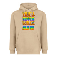 Mushroom Lgbtq You'll Never Walk Alone With Peace Heavyweight Hoodie - BundleAndBundleShop