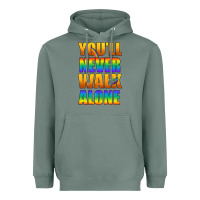 Sage Lgbtq You'll Never Walk Alone With Peace Heavyweight Hoodie - BundleAndBundleShop