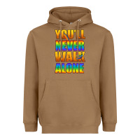 Toasted Coconut Lgbtq You'll Never Walk Alone With Peace Heavyweight Hoodie - BundleAndBundleShop