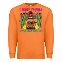Carrot i want tequila little time with you Premium Sweatshirt - LillyAllenDesigns