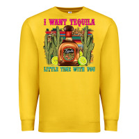 Lemon i want tequila little time with you Premium Sweatshirt - LillyAllenDesigns