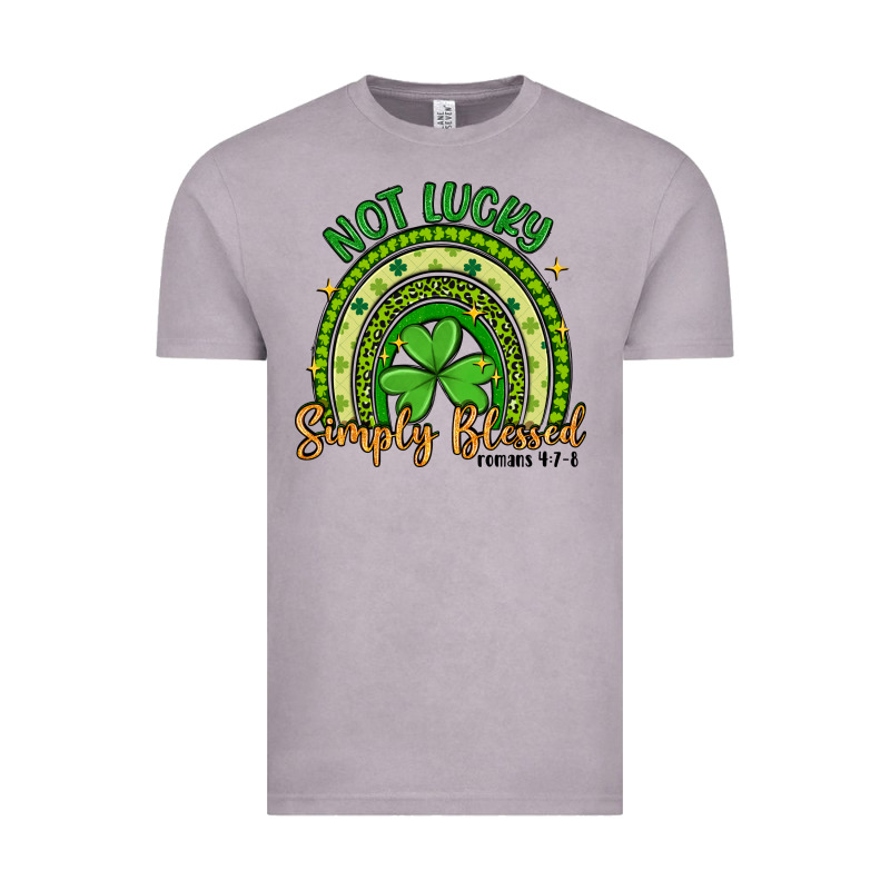 Not Lucky Simply Blessed Rainbow Vintage Tee by Artiststas | Teevron