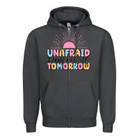 Smoke unafraid i know who holds tomorrow Zipper Hoodie - MaliasSmallBusiness