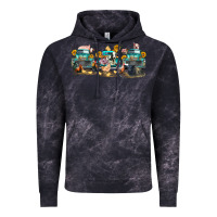 Cloud Black western farm trucks farm animals Vintage Hoodie - FaDigitalArtStudio