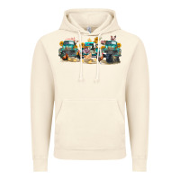 Vintage Artic western farm trucks farm animals Vintage Hoodie - FaDigitalArtStudio