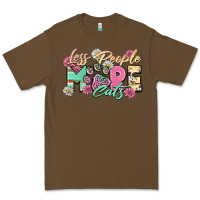 Cacao less people more cats Premium Tee - Zillion Design Studio