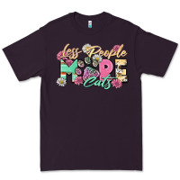 Plum less people more cats Premium Tee - Zillion Design Studio