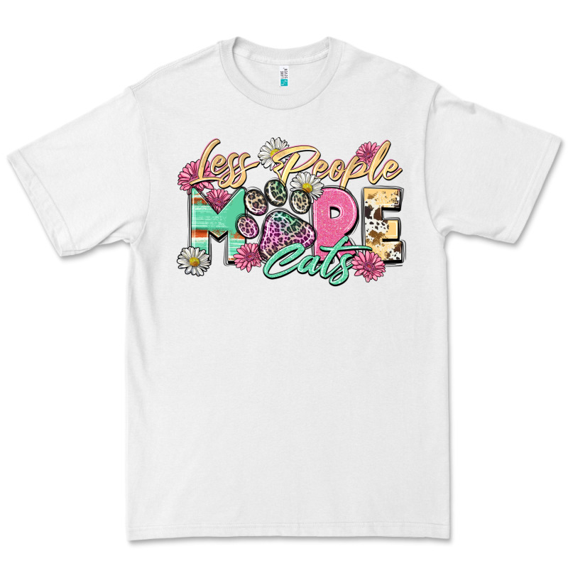 Less People More Cats Premium Tee by Zillion Design Studio | Teevron