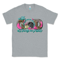 Heather Grey with god all things are possible race Classic Tee - AdoDesignShop