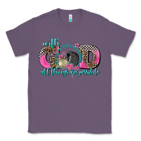 Lavender with god all things are possible race Classic Tee - AdoDesignShop