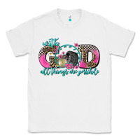 White with god all things are possible race Classic Tee - AdoDesignShop