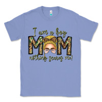 Colony Blue Iam Boy Mom Nothing Scares Me Classic Tee - CowhideDigitalArt