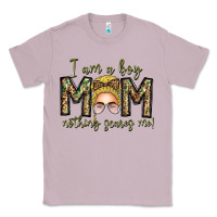 Lilac Iam Boy Mom Nothing Scares Me Classic Tee - CowhideDigitalArt