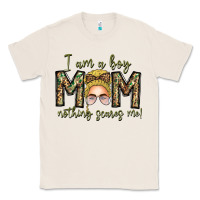 Natural Iam Boy Mom Nothing Scares Me Classic Tee - CowhideDigitalArt