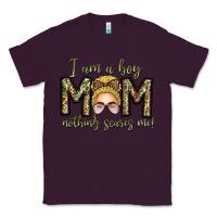 Plum Iam Boy Mom Nothing Scares Me Classic Tee - CowhideDigitalArt