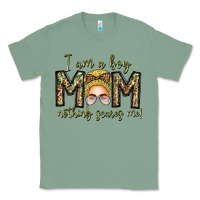 Sage Iam Boy Mom Nothing Scares Me Classic Tee - CowhideDigitalArt