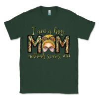 Sports Green Iam Boy Mom Nothing Scares Me Classic Tee - CowhideDigitalArt