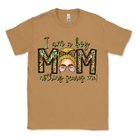 Toasted Coconut Iam Boy Mom Nothing Scares Me Classic Tee - CowhideDigitalArt