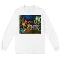 White born to camp Long Sleeve Tee - NancyCooperArtShop